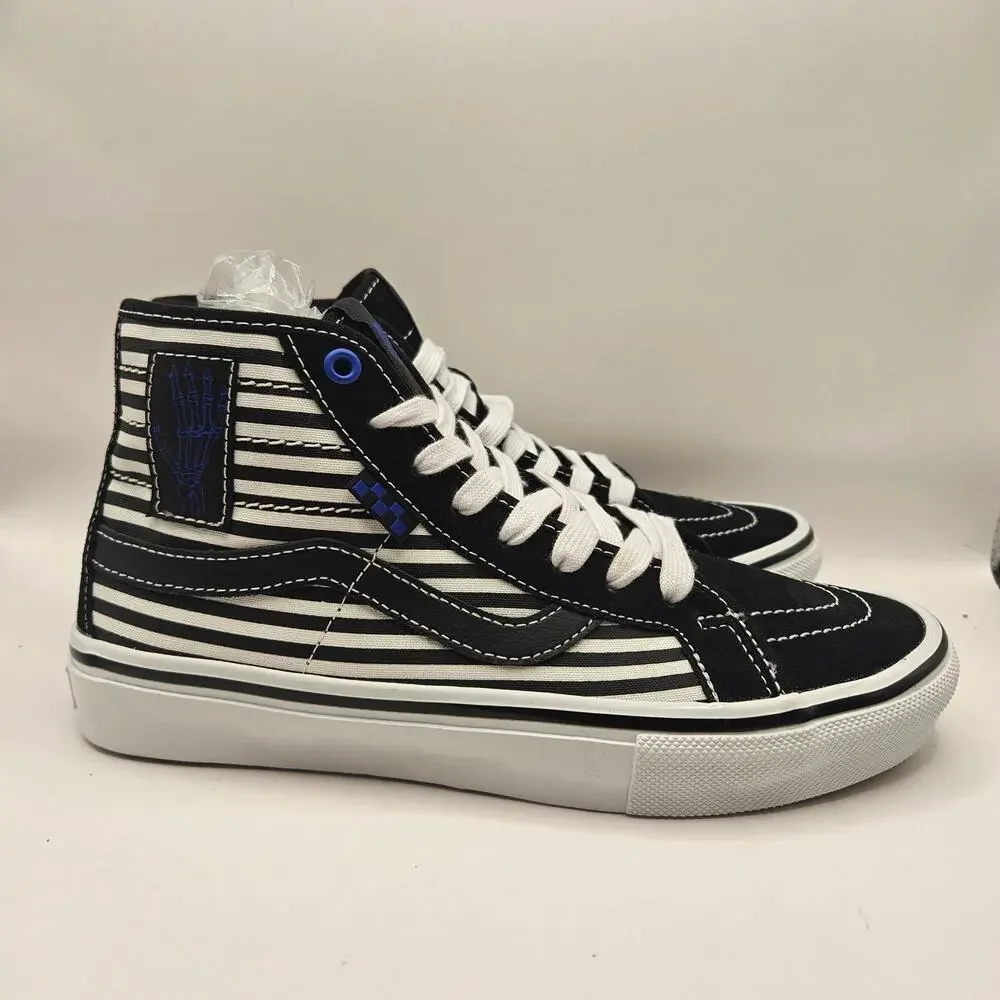VANS x BREANA GEERING MEN'S 7.5 SKATE SK8-Hi DECON BLACK HI TOP SNEAKER NWOB